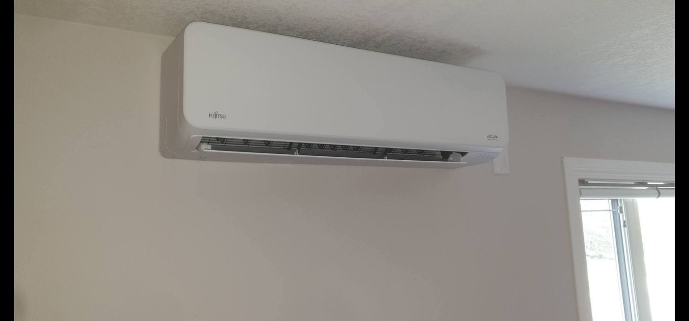 Ductless mini-split — indoor head