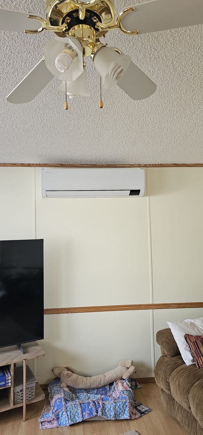 Indoor mini-split head — living room