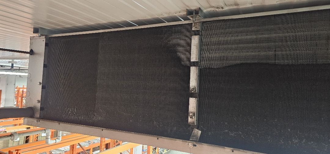 Large refrigeration coil