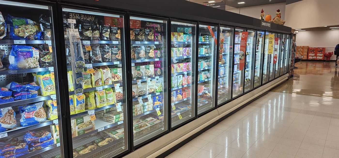 Commercial refrigerated display cases