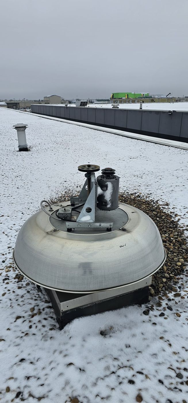 Rooftop unit — winter service