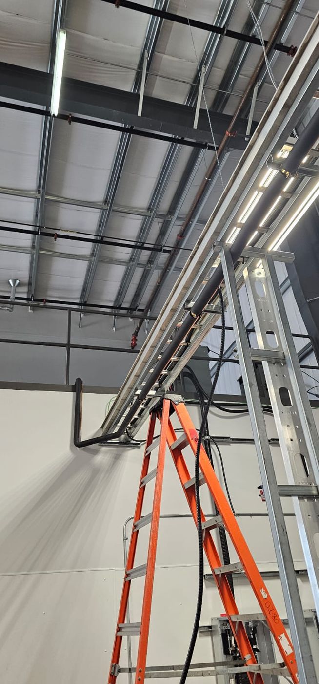 Commercial ductwork installation